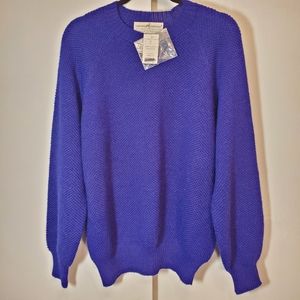 PERUVIAN CONNECTION | Alpaca Sweatshirt Larkspur |